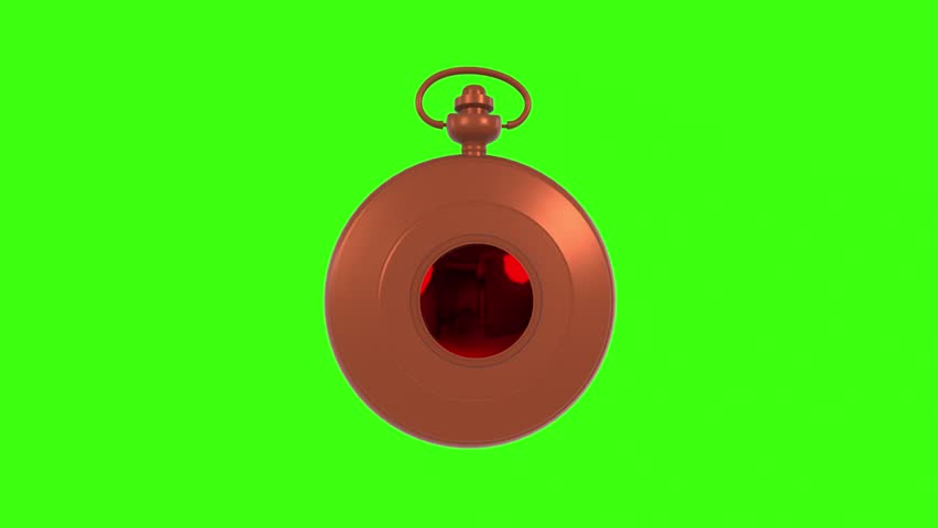 3D rendering of a vintage pocket watch with a vibrant background