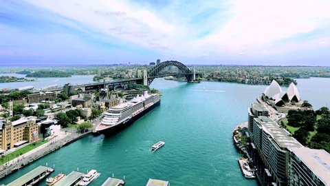 Sydney Harbour Time Lapse over bay