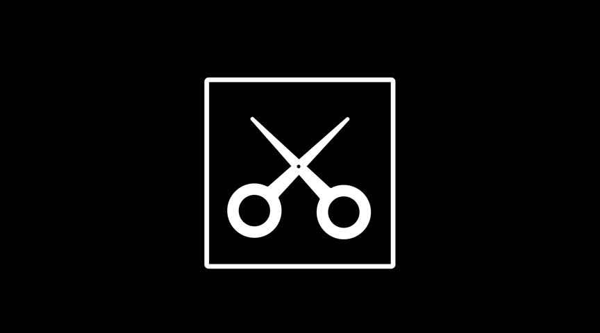 Scissors and Cut Lines Icon Set Vector Illustration for Labels, Templates and Design
