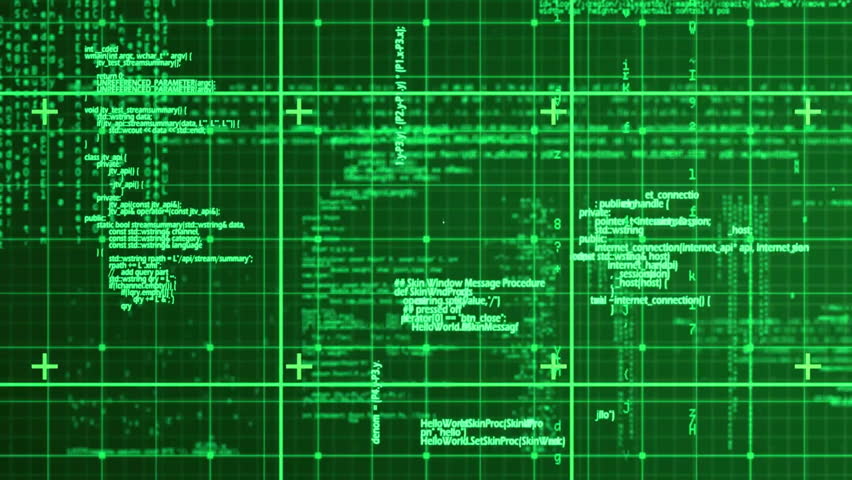 Digital clock animation over green matrix of computer code and data. futuristic, technology, cyberspace - Powered by Shutterstock - Get 15% off with code: PIKWIZARD15
