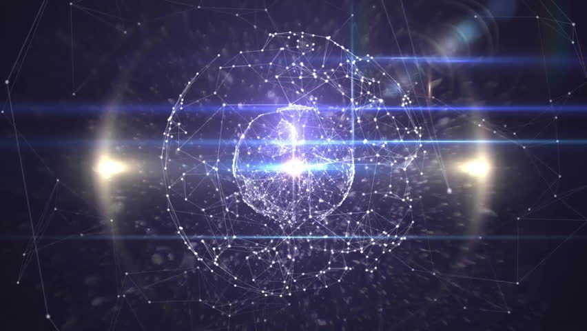 Glowing lights and network connections around futuristic digital clock animation. technology, innovation, connectivity, cyber, communication, abstract - Powered by Shutterstock - Get 15% off with code: PIKWIZARD15