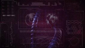 Displaying futuristic data analysis and scientific animation on digital interface. Innovation, technology, analytics, visualization, science - Powered by Shutterstock - Get 15% off with code: PIKWIZARD15