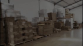 Animating digital network sphere overlaying industrial warehouse setting. Technology, innovation, globalization, logistics, connectivity, industry - Powered by Shutterstock - Get 15% off with code: PIKWIZARD15