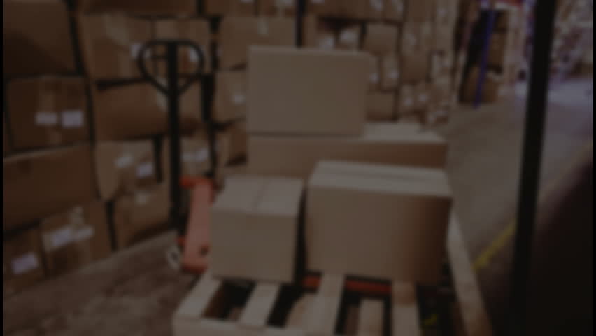 Colorful geometric shapes with animation over warehouse background for flash sale. Promotion, ecommerce, marketing, discount, graphic, pattern - Powered by Shutterstock - Get 15% off with code: PIKWIZARD15