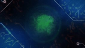 Digital brain animation glowing over electronic circuit board background in green. Technology, artificial intelligence, futuristic, innovation, data, circuitry - Powered by Shutterstock - Get 15% off with code: PIKWIZARD15