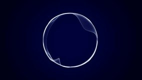 Spherical equalizer for music. Round sound wave of particles. Musical abstract blue background. 3D rendering.	 - Powered by Shutterstock - Get 15% off with code: PIKWIZARD15