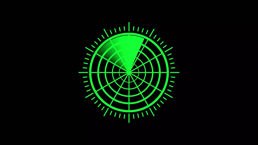 Scanning navigation radar or sonar green screen for submarines or ships of black background .radar screen animation. - Powered by Shutterstock - Get 15% off with code: PIKWIZARD15