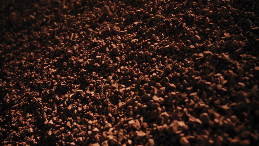 Close up texture shot of rocks and gravel on the ground
