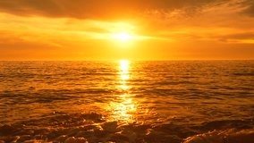 Sunset Ocean GoldenHour: Dramatic Seascape, Evening Sun reflecting on water, Coastal beauty. - Powered by Shutterstock - Get 15% off with code: PIKWIZARD15