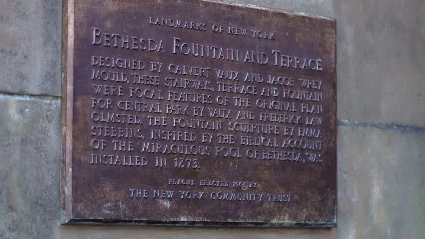 A plaque commemorates the Bethlehem Foundation and its remarkable contributions to society and culture
