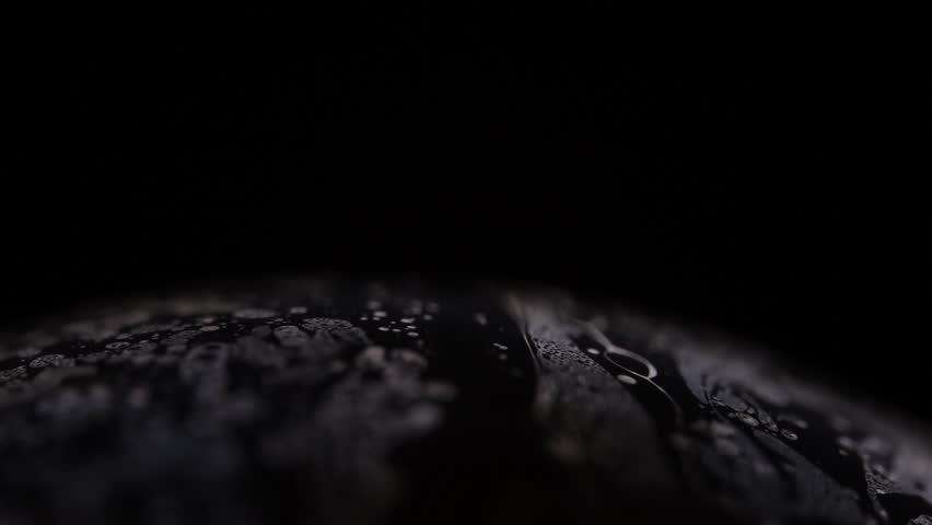 Grey liquid surface, colourful abstract, surrealistic macro, perfect science, beautiful physical structure, phenomenal visual effects, circular motion, smooth movement, bright sphere
