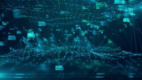 Digital data visualization high-speed transfer connectivity network - Powered by Shutterstock - Get 15% off with code: PIKWIZARD15