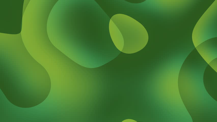Soft green waves with fluid curves create a smooth, organic abstract background. Ideal for technology or nature themes.