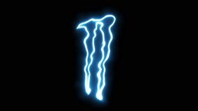 Neon Electric Cyber Lightning Burst Glow Energy Flash Power Shock Dynamic Bolt Effect Electric Storm Thunder Bright Digital Futuristic Tech, Triple Vertical Neon Lightning Bolts - Powered by Shutterstock - Get 15% off with code: PIKWIZARD15