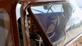 Animation of futuristic digital interface on airplane cockpit window, displaying data. Technology, innovation, aviation, flight - Powered by Shutterstock - Get 15% off with code: PIKWIZARD15