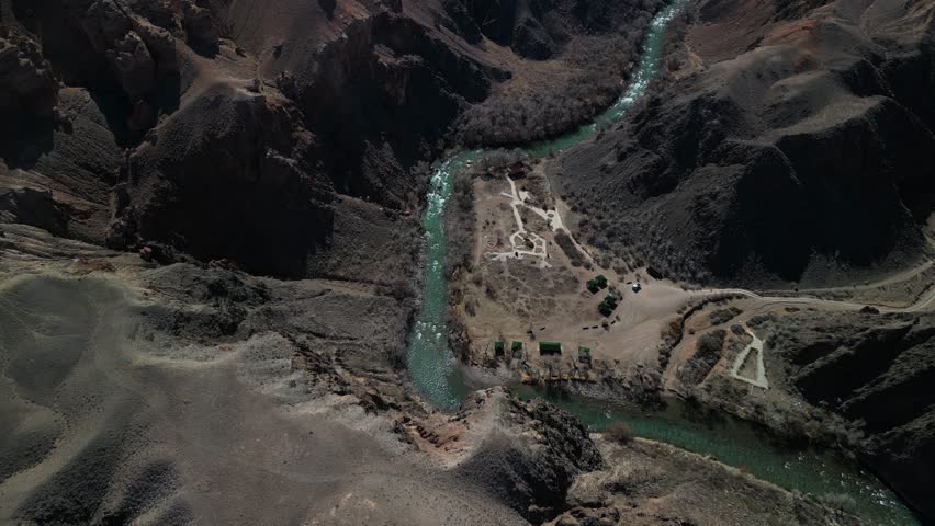 Charyn Canyon. Valley of Castles. The State National Nature Park.