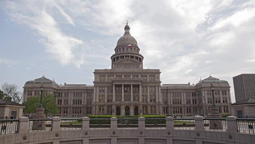 AUSTIN, TEXAS-APRIL 15: View of Texas State Capital on April 15, 2013 in Austin, Texas. Texas State Capital was constructed from 1882 to 1888. The building was opened to the public on April 21, 1888.