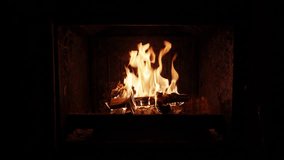 Wood burning in the fireplace - Powered by Shutterstock - Get 15% off with code: PIKWIZARD15