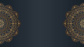 Golden mandala decoration background animation - Powered by Shutterstock - Get 15% off with code: PIKWIZARD15