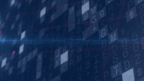 Digital globe and binary code with financial data processing animation. Technology, finance, networking, analytics, coding - Powered by Shutterstock - Get 15% off with code: PIKWIZARD15