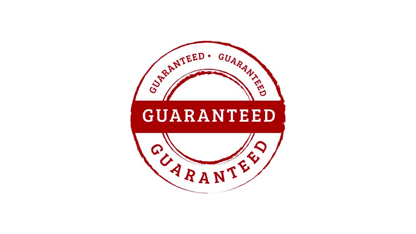 guaranteed stamp seal guarantees customer protection mark refund badge animated