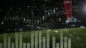 Analyzing financial data charts overlaying scene, soccer player on field. Finance, investment, analysis, sports, athlete, competition - Powered by Shutterstock - Get 15% off with code: PIKWIZARD15