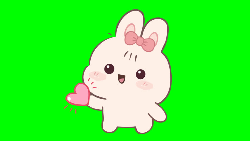 A cute and adorable cartoon Rabbit
