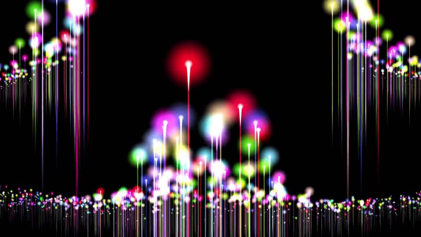 4k Amazing Colorful Comets Steady Motion Background