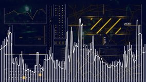 Displaying graphs and charts, data analytics dashboard with numerical statistics. data visualization, infographic, report, metrics, business, technology - Powered by Shutterstock - Get 15% off with code: PIKWIZARD15