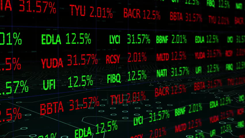 Animation of fluctuating stock market data over digital circuit tree background. Finance, trading, investment, technology, fluctuation, economy - Powered by Shutterstock - Get 15% off with code: PIKWIZARD15