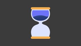 time Hourglass rotation animation motion graphic  - Powered by Shutterstock - Get 15% off with code: PIKWIZARD15