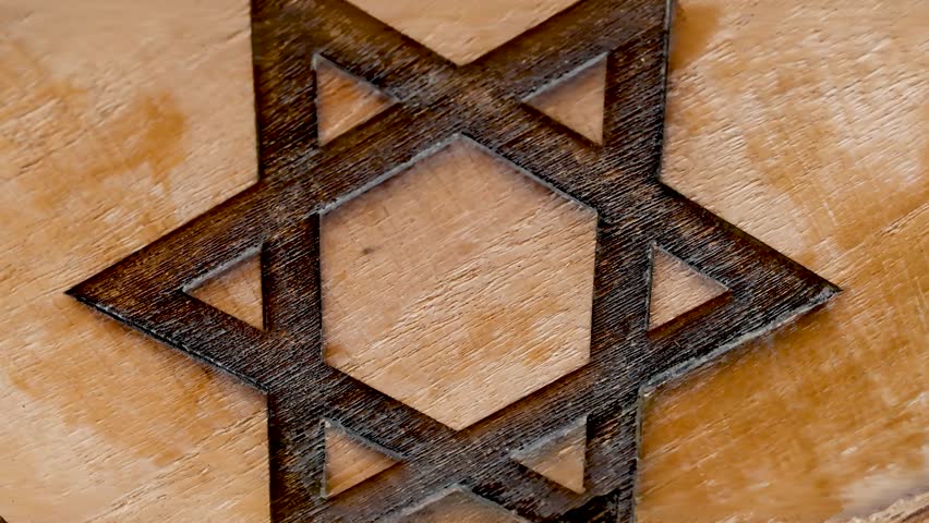 Jewish religious symbol is the Star of David.