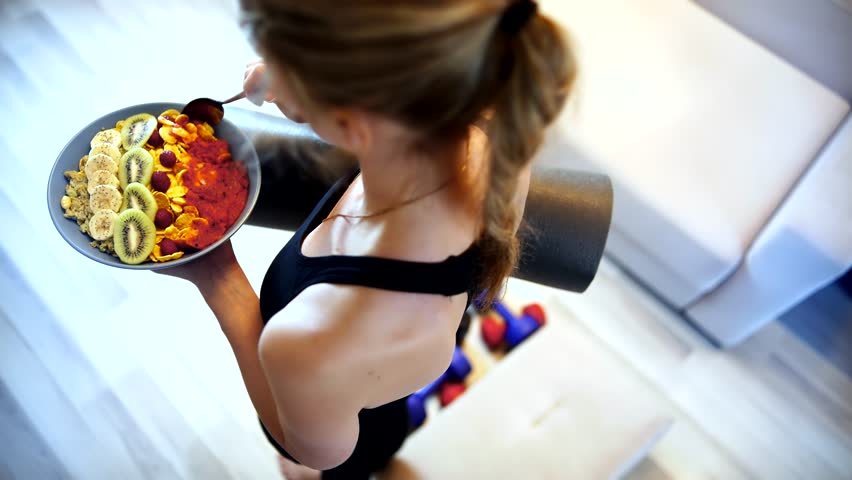 Fitness Food Slimming Vegan Diet Body Care. Fitness Detox Dieting Weight Loss. Sporty Woman Healthy Food For Slimming. Fitness Proper Nutrition Dieting Slimming Detox. Losing Weight. Fitness Diet Food