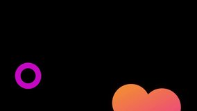 Animation of colorful abstract shapes overlaying digital data panels with graphs. technology, futuristic, infographic, visualization, graphics - Powered by Shutterstock - Get 15% off with code: PIKWIZARD15