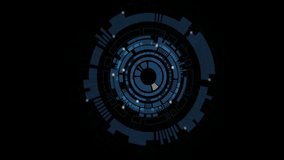 Bold colored fight text with circular animation patterns on black background. Abstract, motion, digital, vibrant, dynamic, colorful - Powered by Shutterstock - Get 15% off with code: PIKWIZARD15