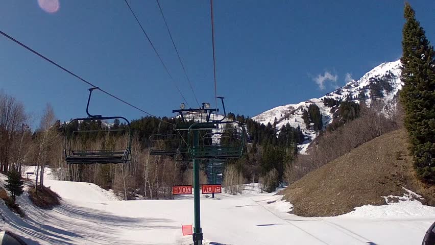 Spring Skiing at Ski Resort
