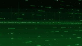 Animation of green digital globe with data lines representing global connectivity. Technology, network, cyberspace, futuristic, innovation, communication - Powered by Shutterstock - Get 15% off with code: PIKWIZARD15