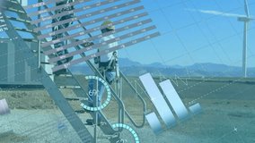 On scaffolding, construction workers analyzing data charts and graphs with animation. teamwork, analysis, planning, engineering, design, technology - Powered by Shutterstock - Get 15% off with code: PIKWIZARD15