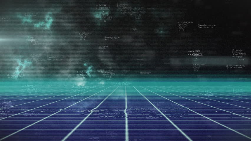 Futuristic cosmic background with animation of mathematical equations and graphs. Abstract, science, mathematics, digital, holographic, space - Powered by Shutterstock - Get 15% off with code: PIKWIZARD15