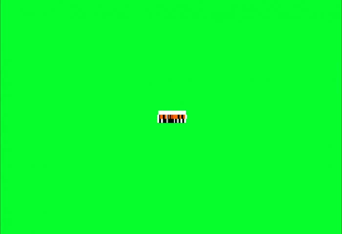 Animation Gaming Icons 4K, Green Screen Background