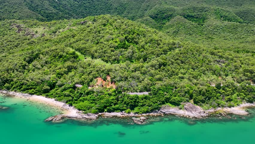 Coastal scenic road in Far North Queensland - Australia