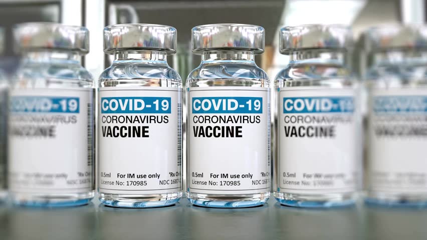 Vaccine And Syringe Injection Prevention immunization And Treatment From Corona Virus Infection Covid19.