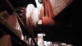 Foundry industrial wagon for exporting forge furnace slag waste DETAIL SHOT - Powered by Shutterstock - Get 15% off with code: PIKWIZARD15