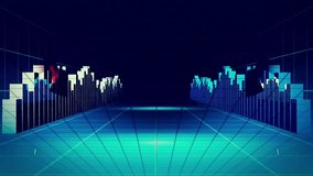 Animation of digital data visualization with graphs and charts on blue grid. analytics, technology, futuristic - Powered by Shutterstock - Get 15% off with code: PIKWIZARD15