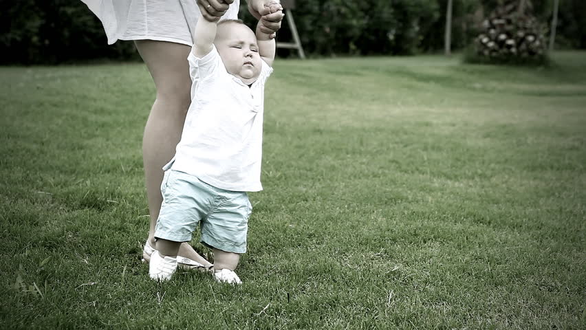 First steps of the child