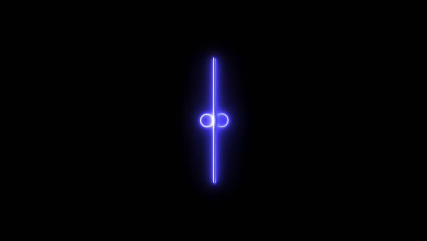 Neon HUD Square Frames. Neon hologram screen modern banner frame of lower third. Hud Frame Digital Technology Sci-fi Frame Interface.
