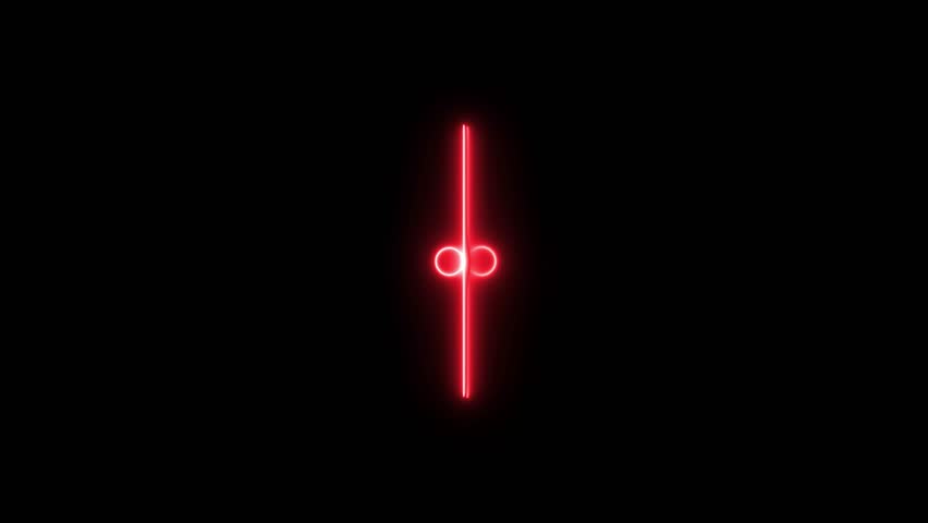 Neon HUD Square Frames. Neon hologram screen modern banner frame of lower third. Hud Frame Digital Technology Sci-fi Frame Interface.