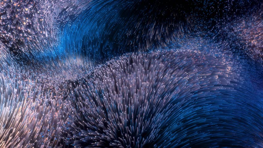 3D render fantastic abstract line particle background visual art
24071005