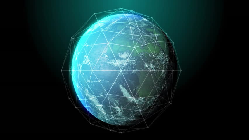 Digital clock face with data processing animation over glowing globe. Technology, futuristic, global, network, innovation - Powered by Shutterstock - Get 15% off with code: PIKWIZARD15