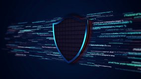 Shield Cyber Security Icon background security solution, hacking protection security technology. Cybersecurity protection of internet systems cyberthreats Digital Data Global Network. 3D Illustration - Powered by Shutterstock - Get 15% off with code: PIKWIZARD15